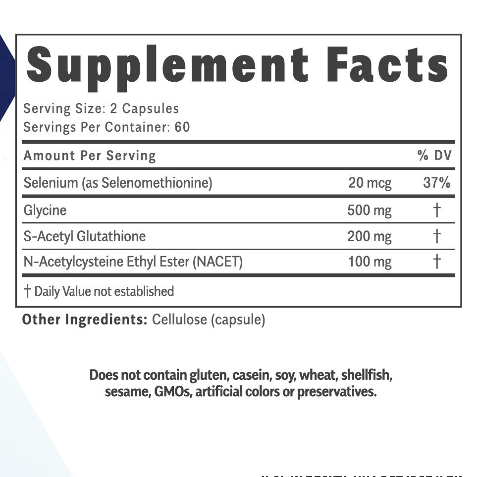 Glutathione NACET Complex by Objective Nutrients