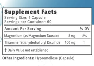 thiamax back label